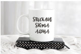 Sigma Alpha Cactus Coffee Mug