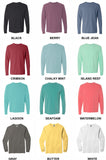 Alpha Chi Omega Long Sleeve Pocket T-shirt with Sunflower