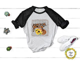 Leopard Pig Baseball T-shirt Bella Canvas