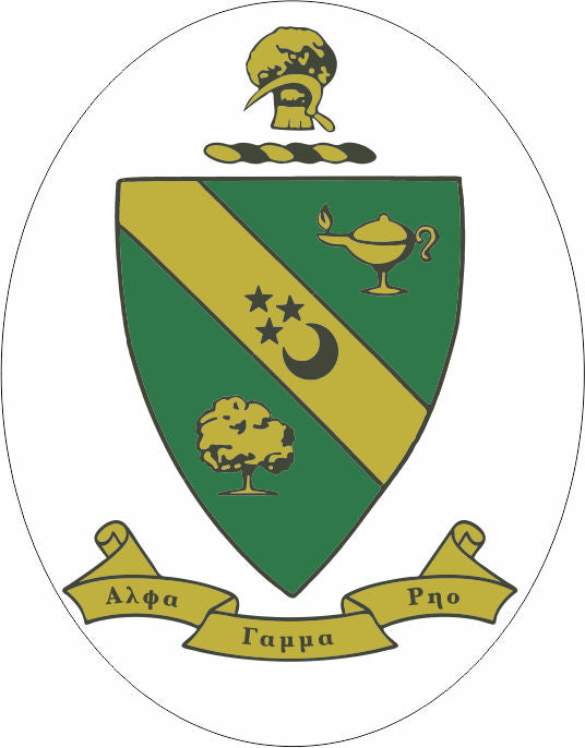 Alpha Gamma Rho Seal Sticker