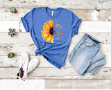 Phi Sigma Pi Short Sleeve Sunflower T-shirt Comfort colors